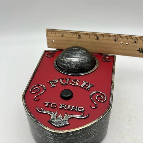 Gemmy Halloween Animatronic Eyeball Doorbell w/ Light & Sounds Multiple Phrases - Picture 4 of 11